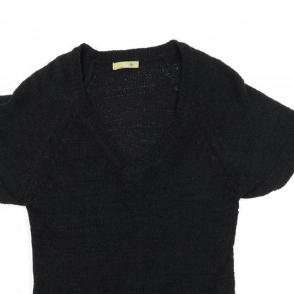TU Womens Black  Rayon Jumper Dress  Size 10