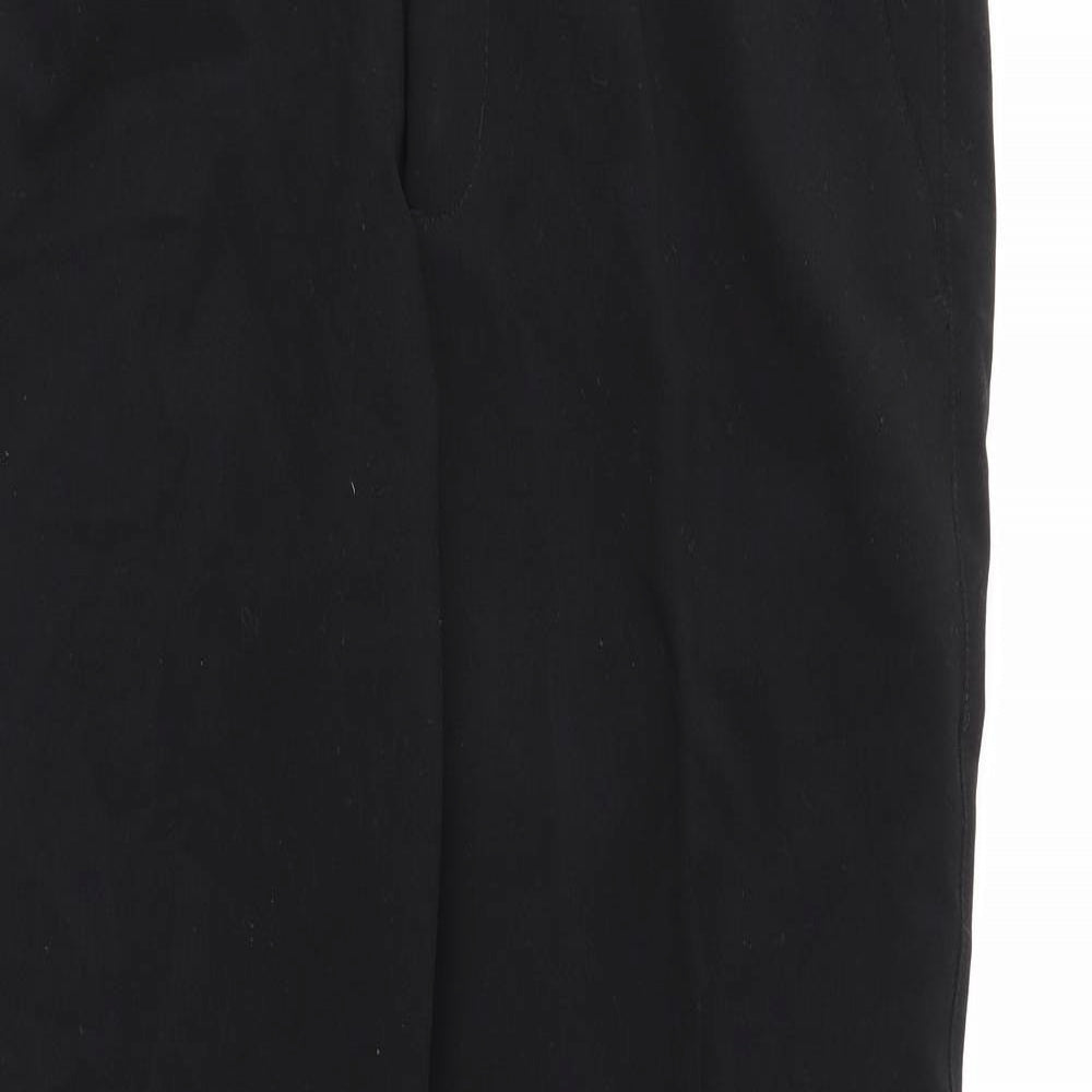 Womens UK Size 32 in Dunlop Regular Fit  Black Trousers