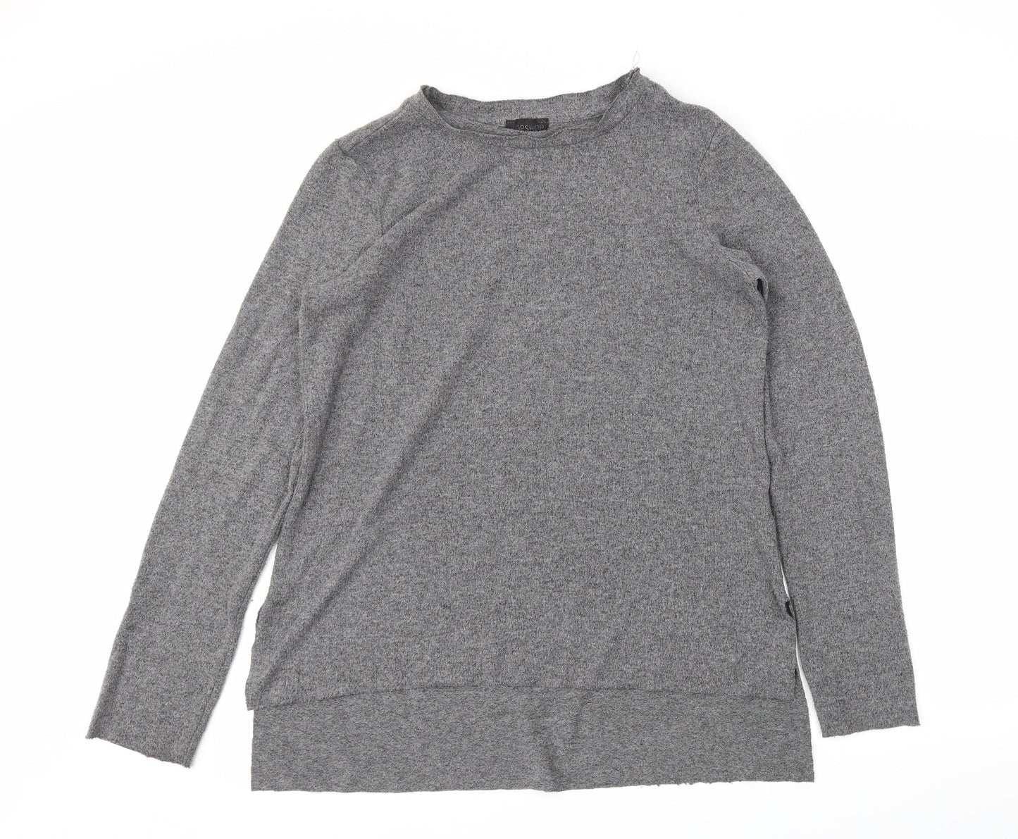 Topshop Womens Grey   Tunic Jumper Size 10