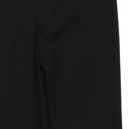 Womens UK Size 12 BHS Regular Fit Dress Pants Black Trousers