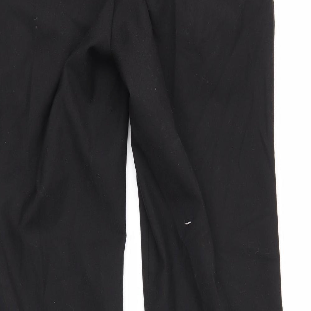 Mens UK Size 32 in Topman Regular Fit Dress Pants Black Trousers