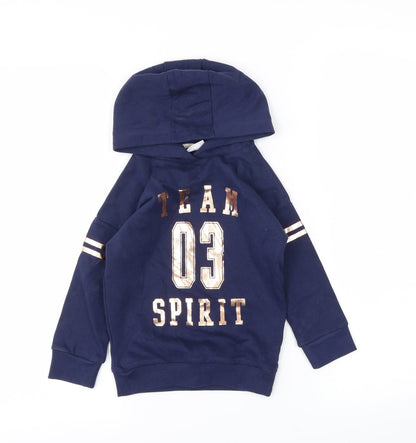 F&F Girls Blue   Pullover Hoodie Size 2 Years