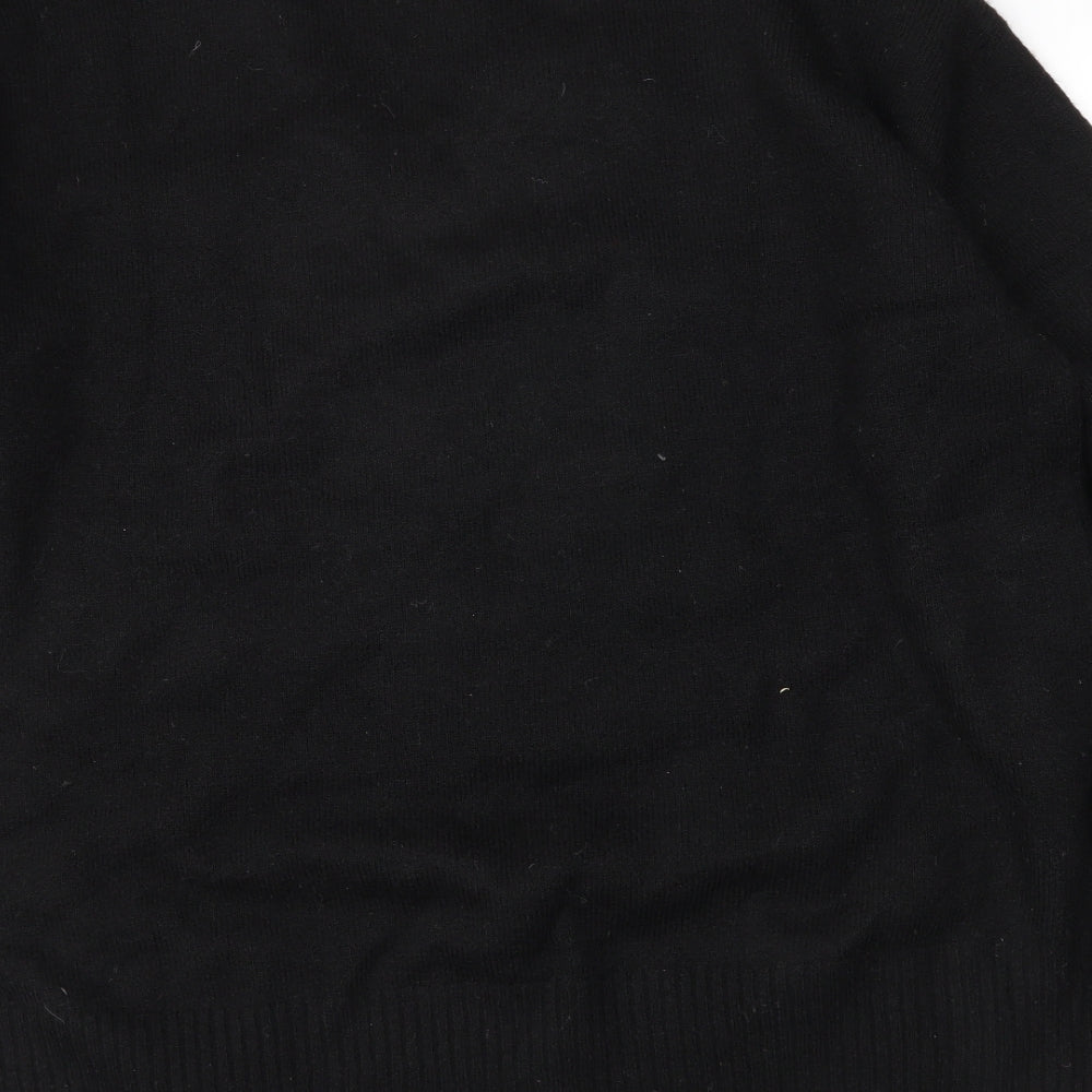 H&M Womens Black   Pullover Jumper Size M