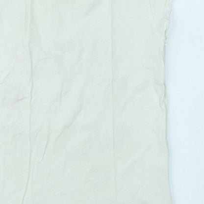 Lily & Dan Girls White   Basic T-Shirt Size 7-8 Years