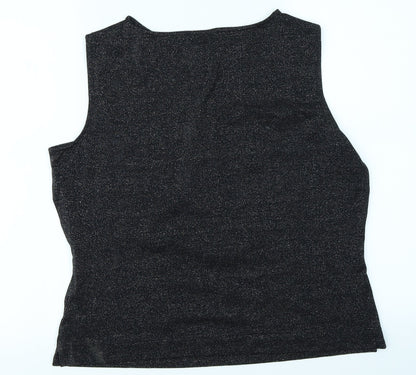 Womens UK Size 16 St Michael Black Basic T-Shirt