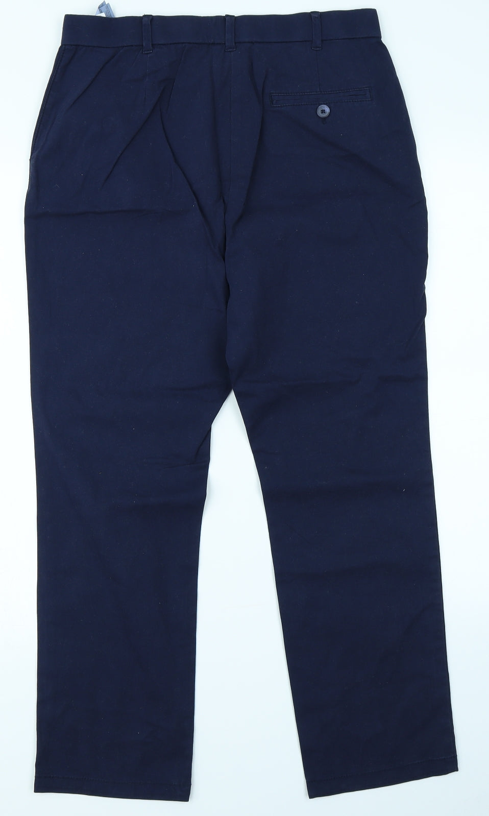 Classic Womens Blue   Chino Trousers Size 12 L24 in