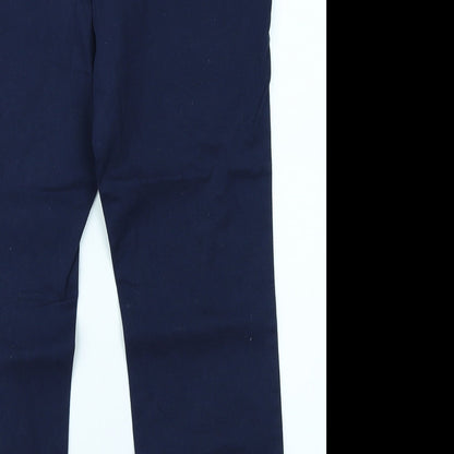 Classic Womens Blue   Chino Trousers Size 12 L24 in