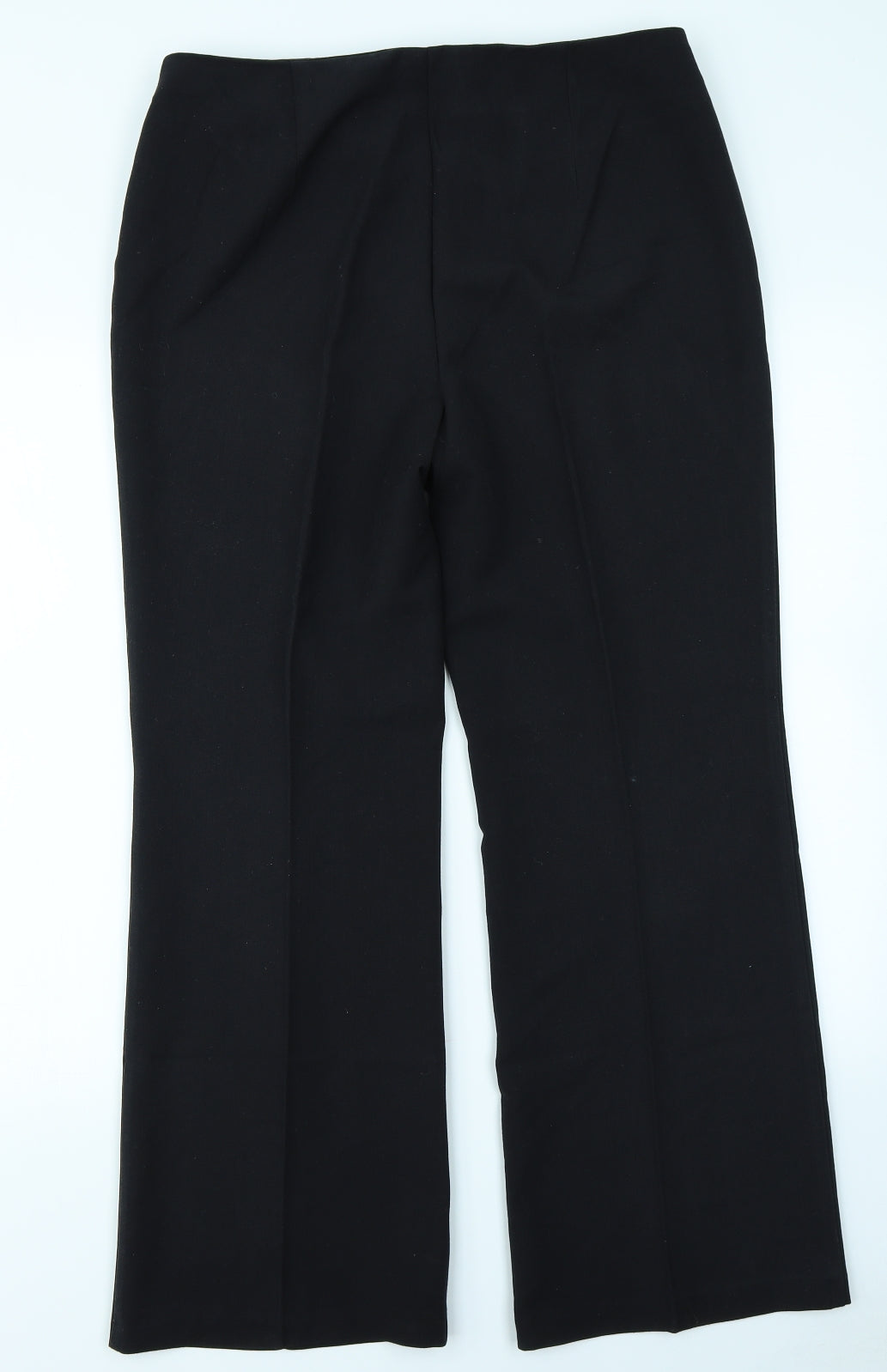 M&S Woman Womens Black   Trousers  Size 14 L27 in