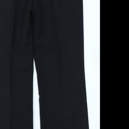 M&S Woman Womens Black   Trousers  Size 14 L27 in