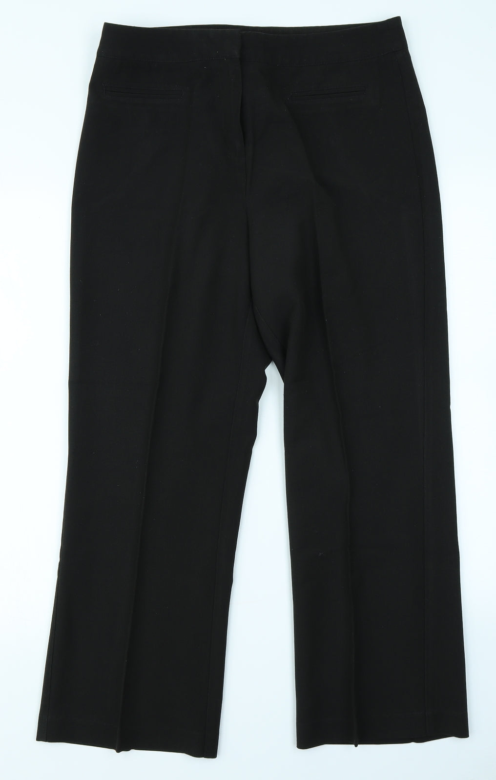 Mia Moda Womens Black   Trousers  Size 12 L25 in