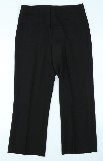 Mia Moda Womens Black   Trousers  Size 12 L25 in