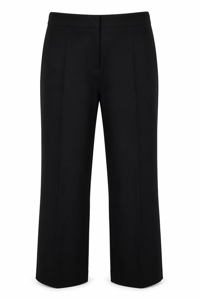 Womens UK Size 12 Mia Moda Regular Fit  Black Trousers