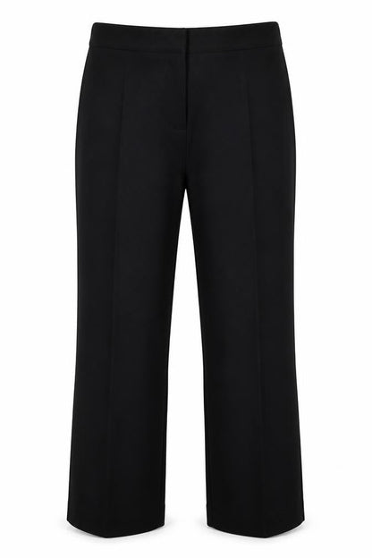 Womens UK Size 12 Mia Moda Regular Fit  Black Trousers