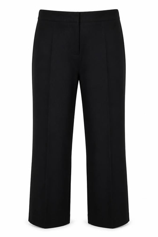 Womens UK Size 12 Mia Moda Regular Fit  Black Trousers