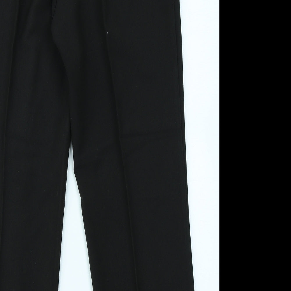 Mia Moda Womens Black   Trousers  Size 12 L25 in