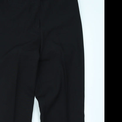 Womens UK Size 14 M&S Woman Regular Fit  Black Trousers