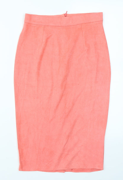 Missguided Womens Pink   Straight & Pencil Skirt Size 6