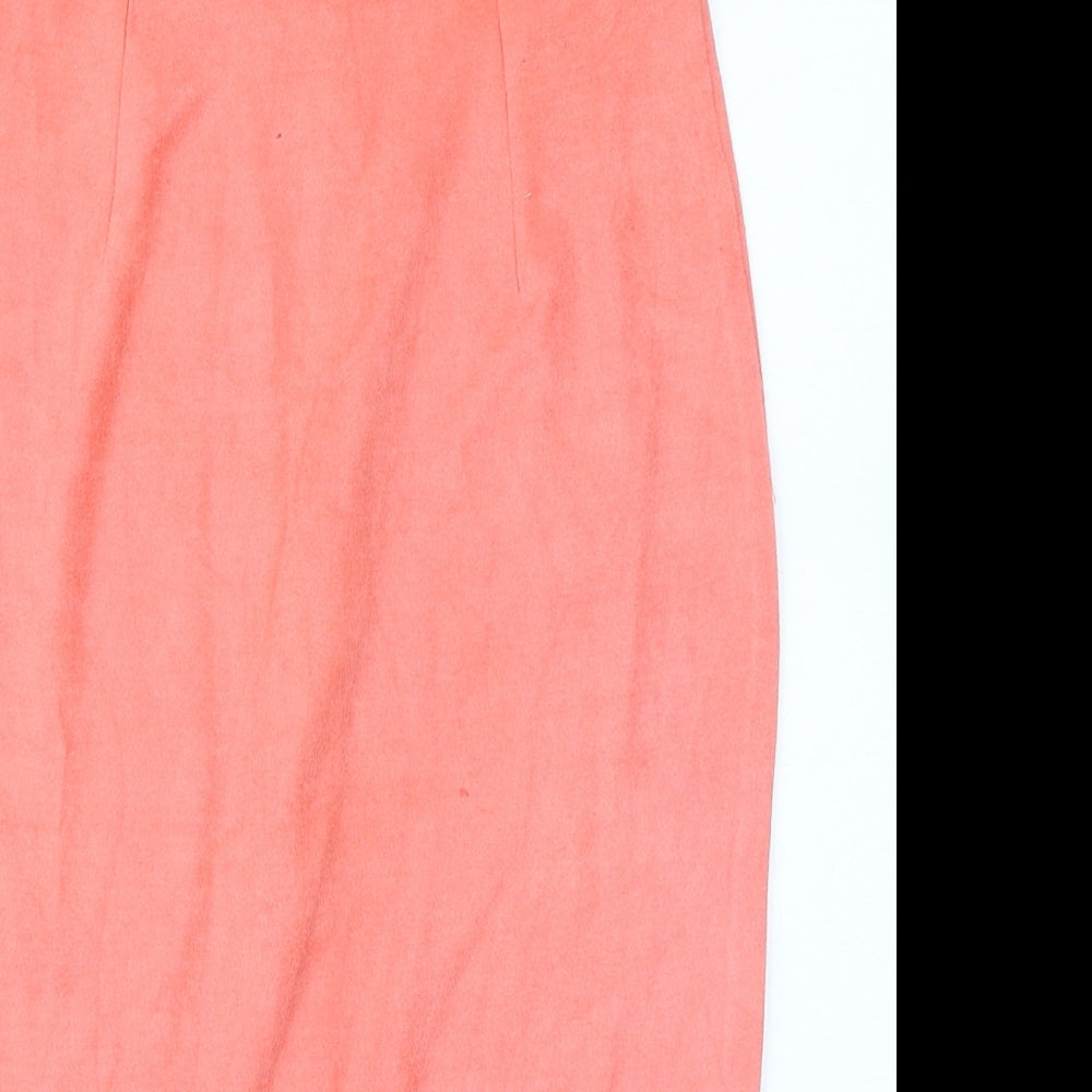 Missguided Womens Pink   Straight & Pencil Skirt Size 6