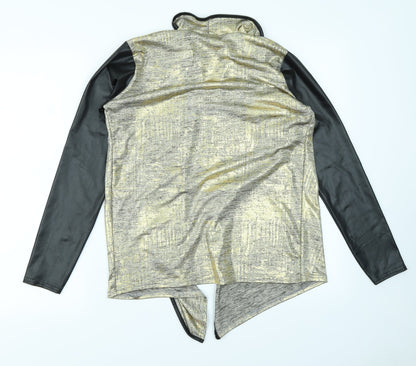 Bebo Womens Gold   Cardigan Jumper Size S