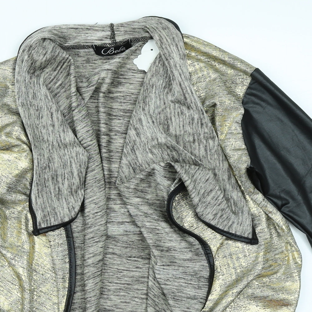 Bebo Womens Gold   Cardigan Jumper Size S