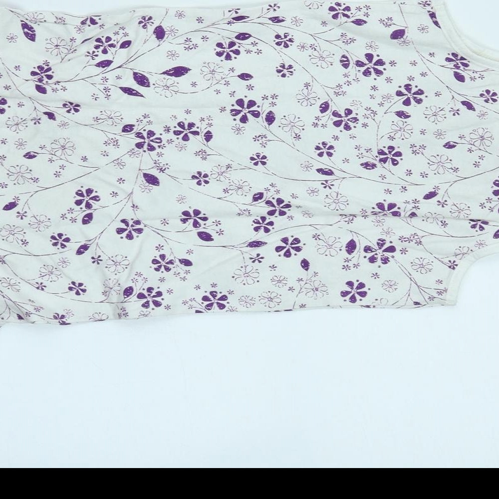 smiles Girls White Floral  A-Line  Size 5 Years
