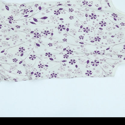 smiles Girls White Floral  A-Line  Size 5 Years