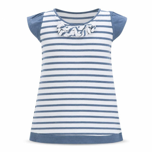 NEXT Girls Blue Striped Knit Jumper Dress  Size 3-4 Years