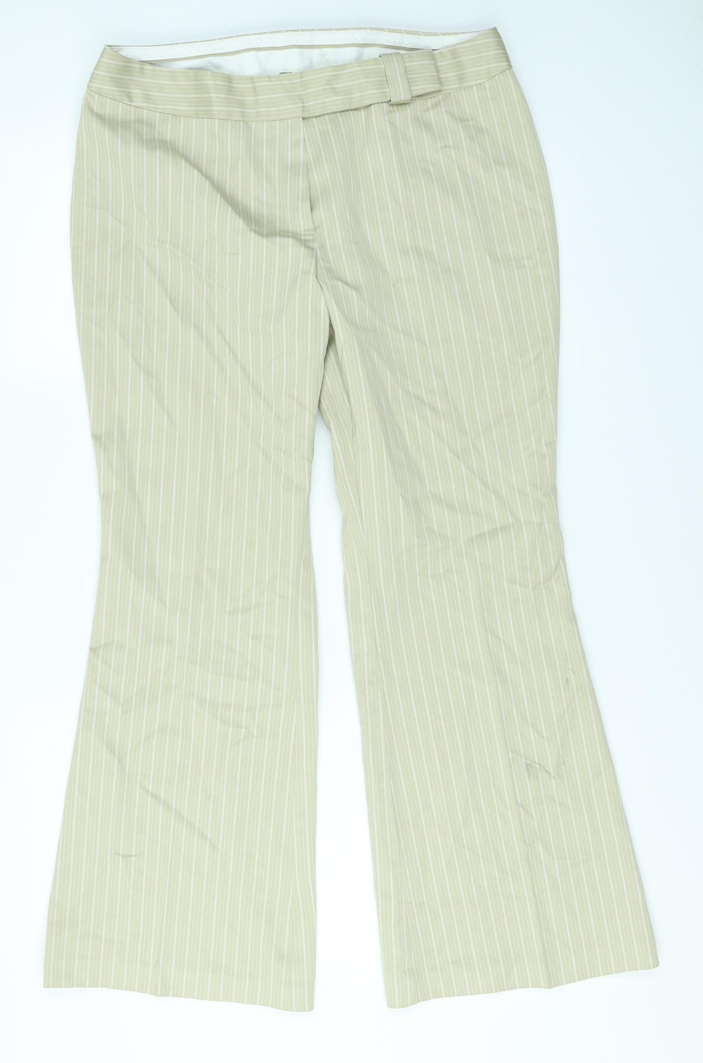 Womens UK Size 14 Marks & spencer Regular Fit  Brown Trousers