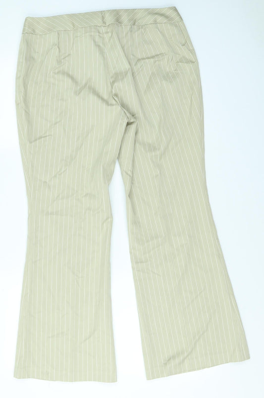 Womens UK Size 14 Marks & spencer Regular Fit  Brown Trousers
