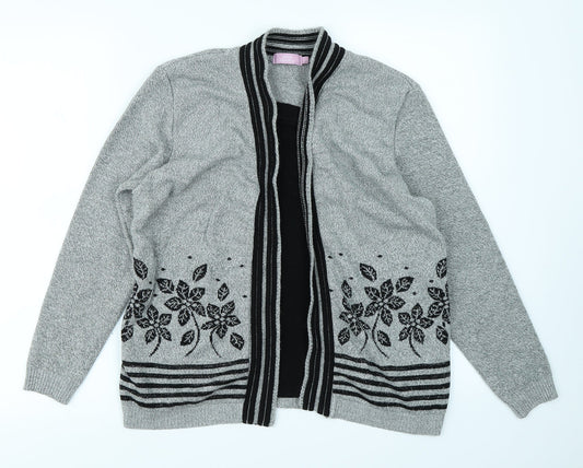 Sarah Hamilton Womens Grey   Pullover Jumper Size L