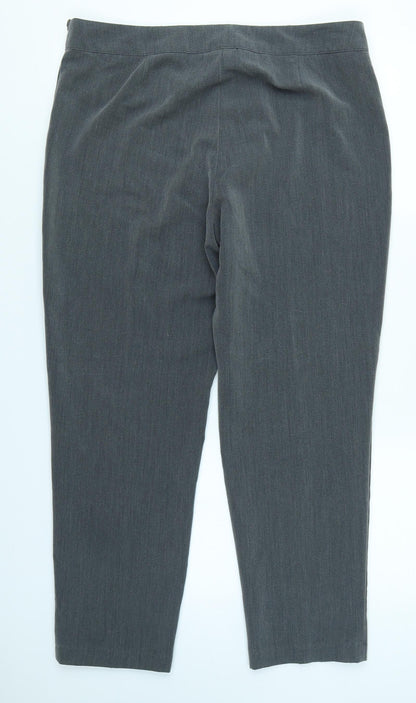 Classic Womens Grey   Trousers  Size 14 L26 in