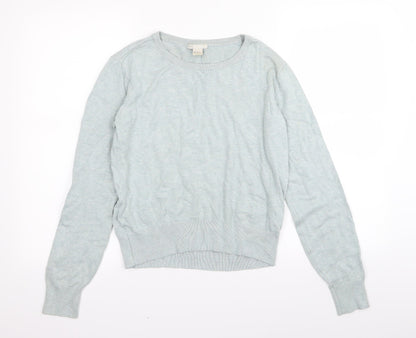 H&M Womens Blue   Pullover Jumper Size 6