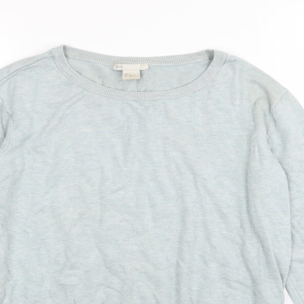 H&M Womens Blue   Pullover Jumper Size 6