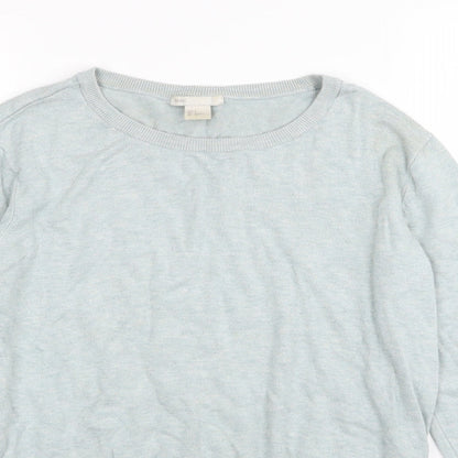 H&M Womens Blue   Pullover Jumper Size 6