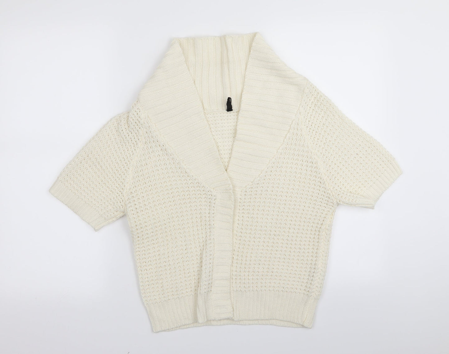 Cherokee Womens White   Cardigan Jumper Size M