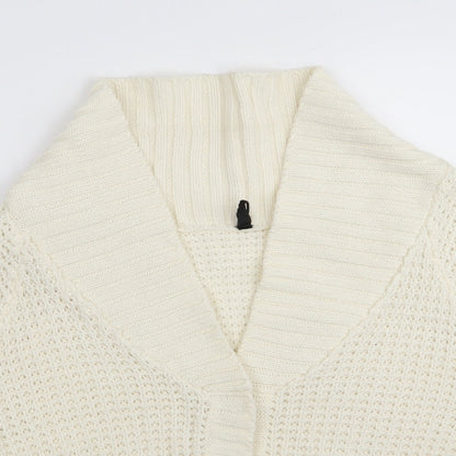 Cherokee Womens White   Cardigan Jumper Size M