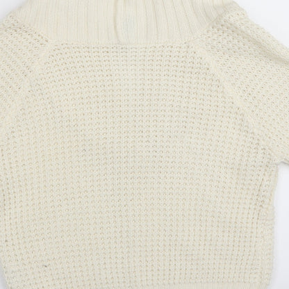 Cherokee Womens White   Cardigan Jumper Size M