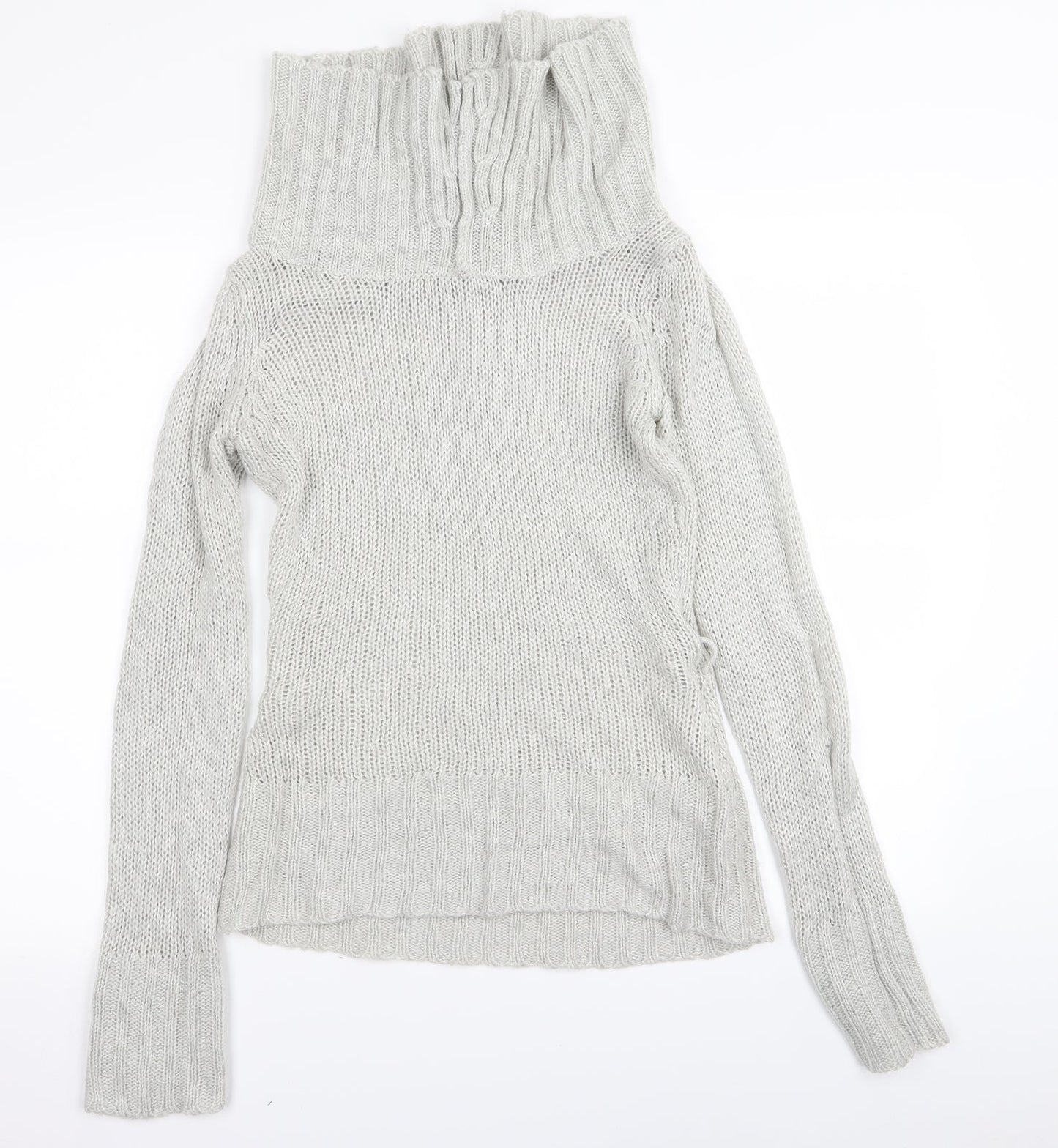 miss foni Womens Grey   Pullover Jumper Size 10