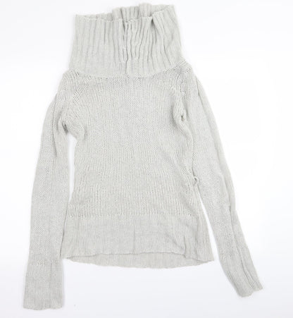 miss foni Womens Grey   Pullover Jumper Size 10