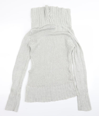 miss foni Womens Grey   Pullover Jumper Size 10