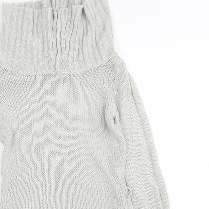 miss foni Womens Grey   Pullover Jumper Size 10