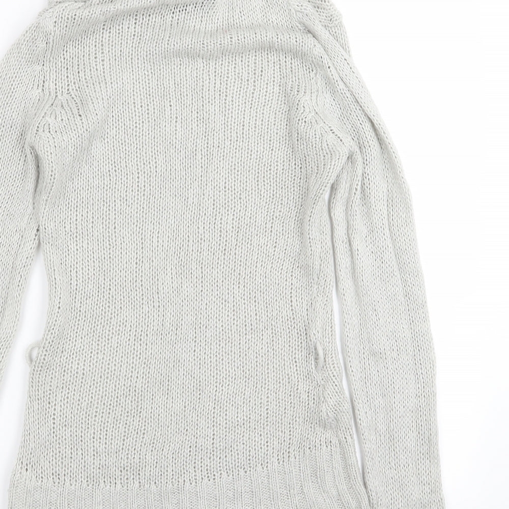 miss foni Womens Grey   Pullover Jumper Size 10