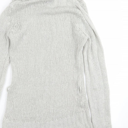 miss foni Womens Grey   Pullover Jumper Size 10