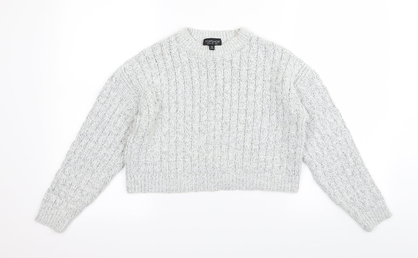 Topshop Womens Grey   Pullover Jumper Size 6