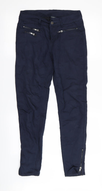 zavanna Womens Blue   Trousers  Size 8 L30 in
