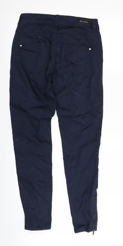 zavanna Womens Blue   Trousers  Size 8 L30 in
