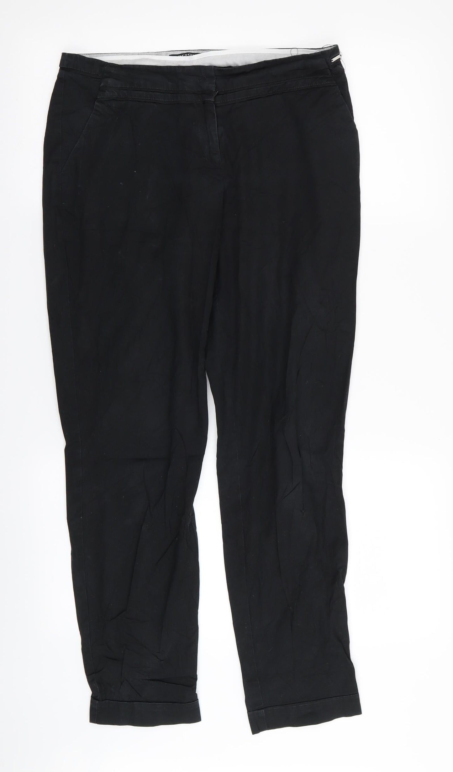 prsay Womens Black   Trousers  Size 8 L30 in