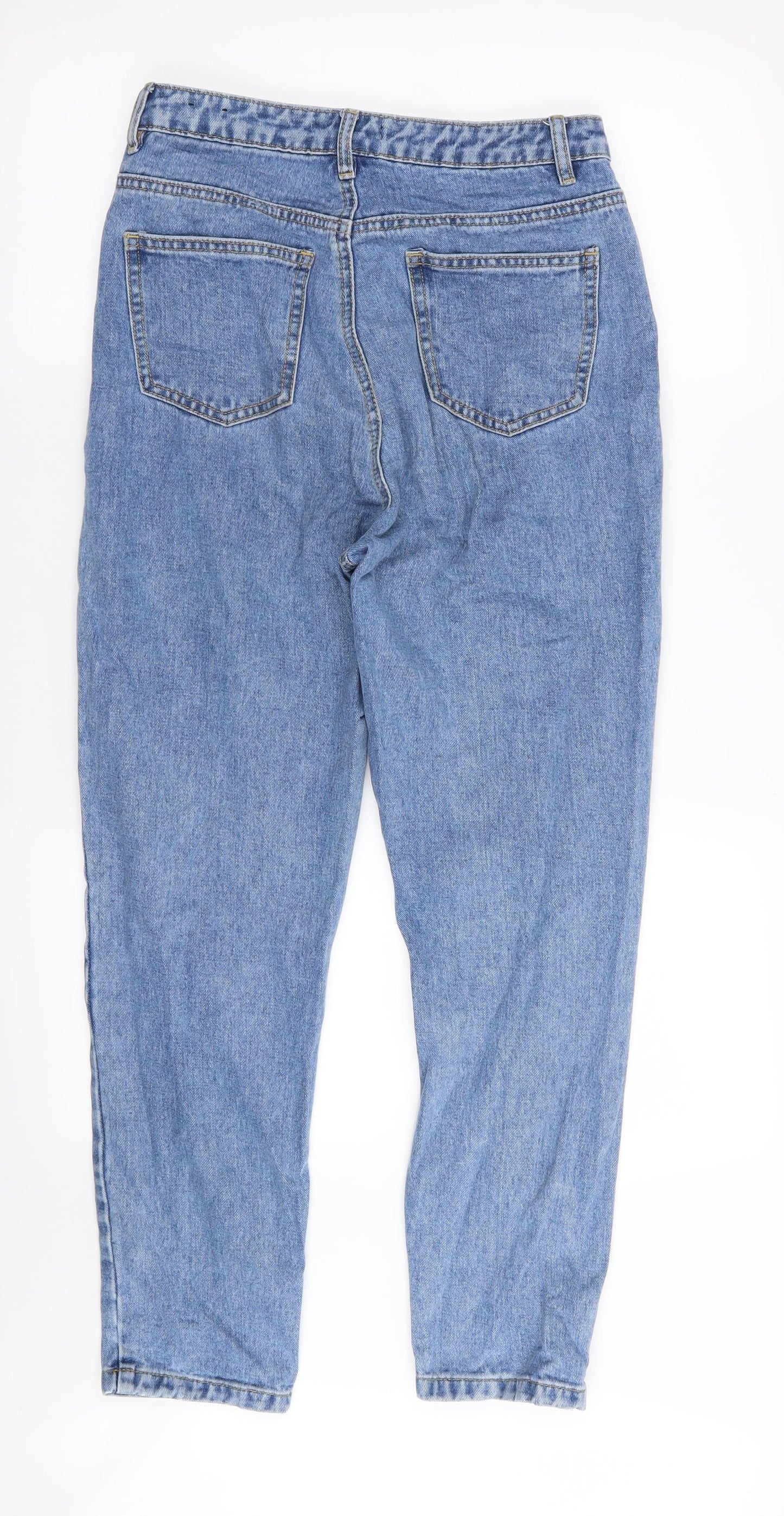 Missguided Womens Blue   Straight Jeans Size 8 L27 in