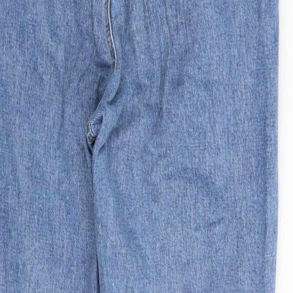 Missguided Womens Blue   Straight Jeans Size 8 L27 in