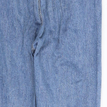Missguided Womens Blue   Straight Jeans Size 8 L27 in